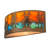 Rustic Lodge Copper Flush Mounted Sconce