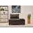 Stylish 1-Seat Sofa-Bed, Anthracite Linen, 45.7 x 32.7 x 36.6 inches | Durable Timber Frame, Easy Clean Fabric, Comfortable 12 in. Foam Seat | Perfect for Small Spaces, Modern Living Rooms & Guest Rooms-1168420975