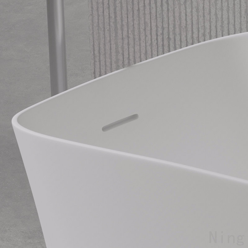 51" Solid Surface Soaking Bathtub