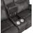 Wulfson 2-piece Upholstered Reclining Sofa Set Charcoal-1490265313