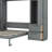 Queen-Sized Murphy Wall Bed With Integrated Closet Space-2099403756