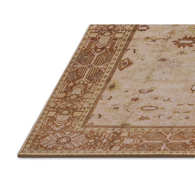 Tapis oriental brun / beige, Rectangle 8 pi x 10 pi