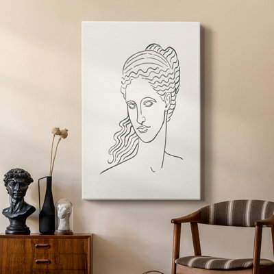 Greek Busts II -Custom Wrapped Gallery Cavas