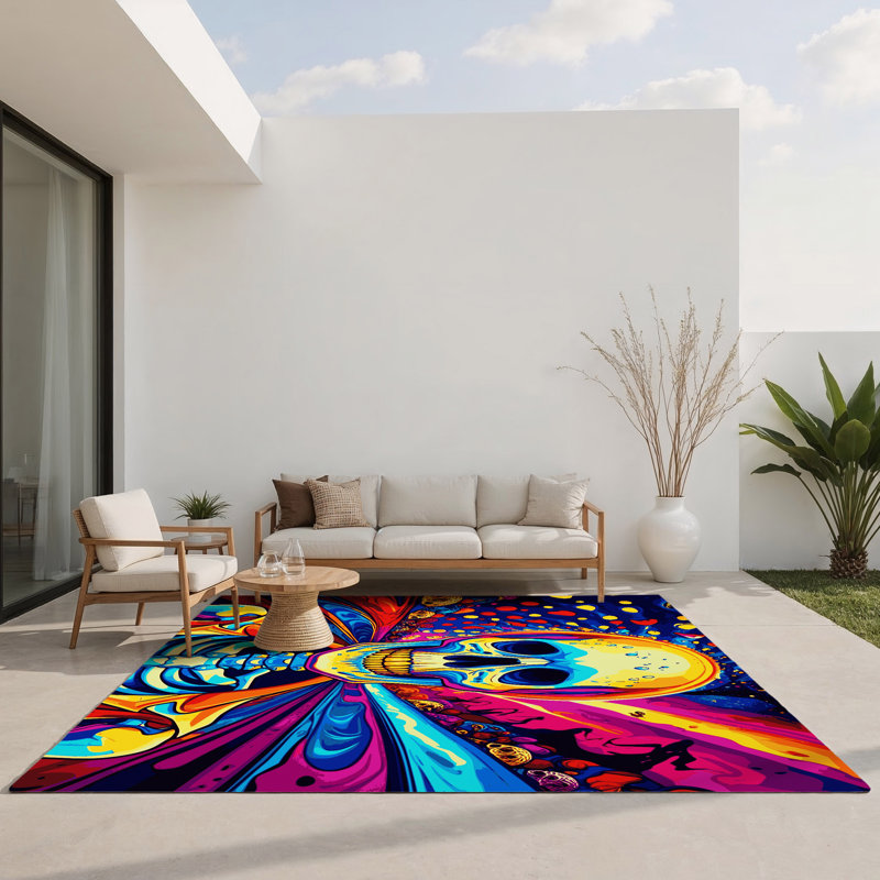 Tapis intérieur et extérieur Infinity Glow, Rectangulaire 2 pi x 3 pi
