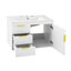 Meuble-lavabo mural 30 po avec porte à fermeture douce et tiroirs, meuble-lavabo avec lavabo-542140065