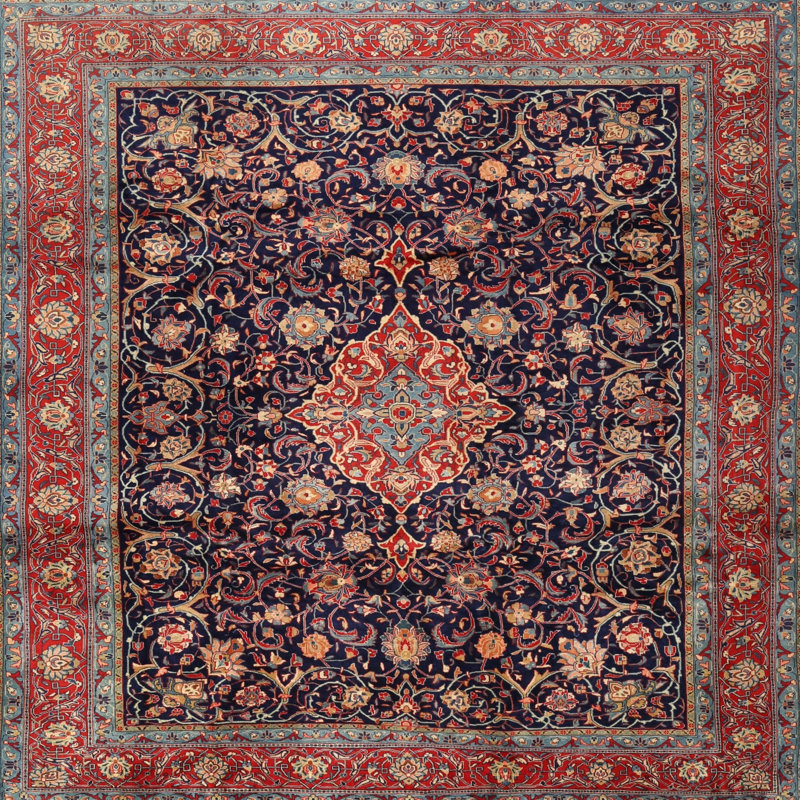 Oriental Indoor Rug, Square 7'