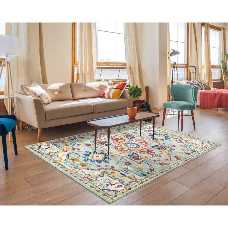 Olle Floral Area Rug, Rectangle 200 x 290cm