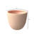 Owasso Tapered Round Pot Planter in Handmade MGO Clay Fiberstone - Indoor and Outdoor Use with Drain for Patio, Garden, Backyard, and Modern Home-1350687577-1350687582