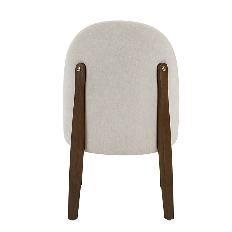 Chaise d'appoint, ensemble de 2, Chêne, Blanc