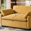 Fauteuil d'appoint surdimensionné en chenille à assise profonde avec coussins décoratifs-267802179