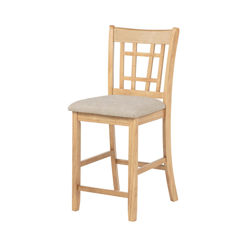 Chaise de comptoir l 18,9 po non affectée, chêne clair