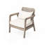 Outdoor Acacia Wood Patio Club Chair