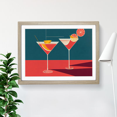 Retro Cocktail Vol.1 - Single Picture Frame Painting