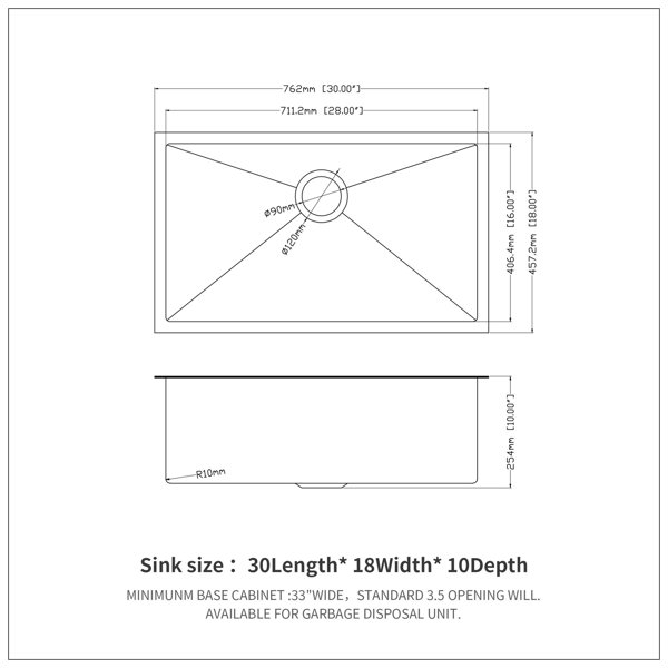 Dimensions du produit