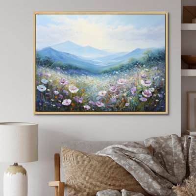 " Purple Flowers Morning Glory Hill II "