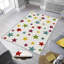Tapis tissé élégant, 4 x 6 pieds, 100% polyester | Antibactérien, impression numérique 3D, dessous en feutre de PVC antidérapant | Lavable à la machine, d'une hauteur de poils de 0,4 po, parfait pour le décor du salon et de la chambre à coucher-12623742