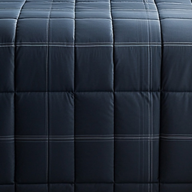 Navy Plaid Duvet Cover Modern Comfort