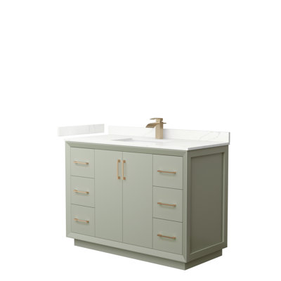 Meuble-lavabo simple avec plateau Strada 48