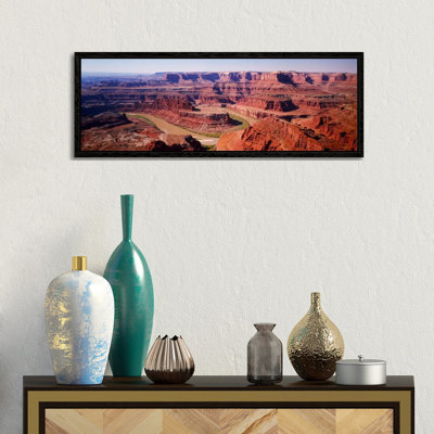 River Flowing Through A CanyonCanyonlands National Park, Utah, USA by Panoramic Images - Panoramic Gallery-Wrapped Canvas Giclée on Canvas
