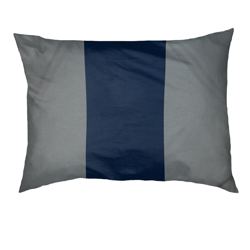 Coussin pour chien Arizona Tempe, Moyen (l 28 po x P 18 po x H 6 po), Argent/ bleu marine