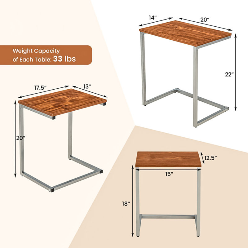 3 - Piece Living Room Table Set