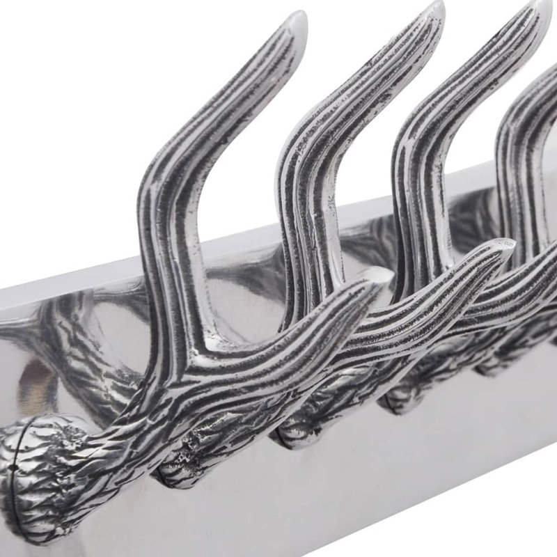 Alberton Metal Wall 6 - Hook Wall Mounted Coat Rack