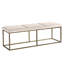 Banc rembourré en mélange de polyester Souza-1871693603