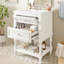Meuble-lavabo de salle de bain 24 po avec lavabo en céramique-126232989