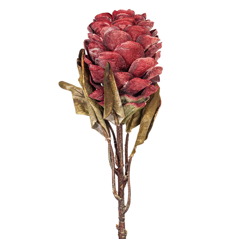 22'' Faux Plant, Red