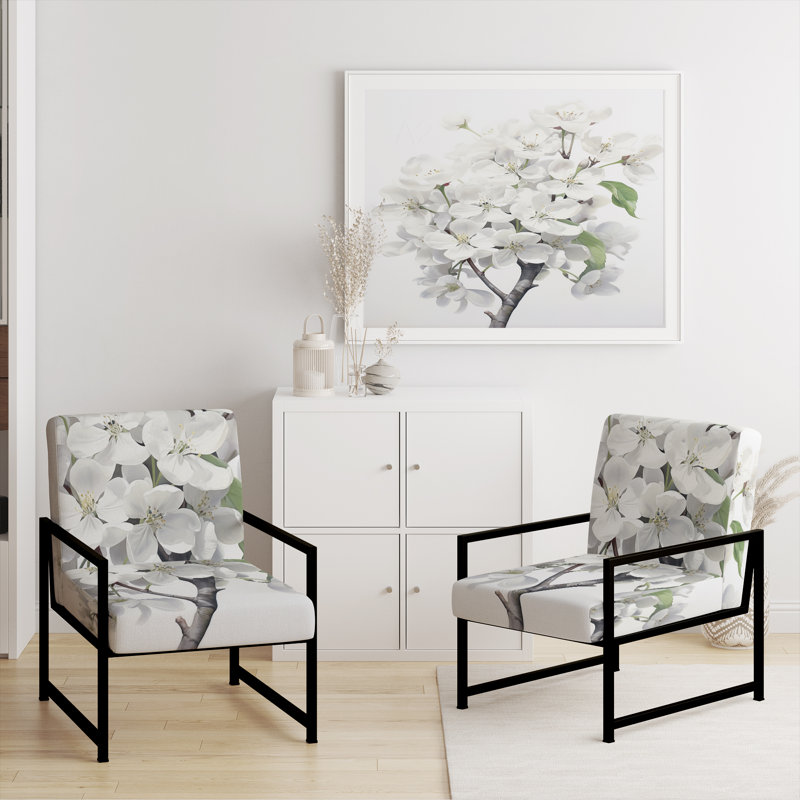 Fauteuil d'appoint Curtisville - Apple Blossom, Noir, noir, noir, noir