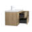 Bomia 47.1'' Single Bathroom Vanity with Poly Marble Top