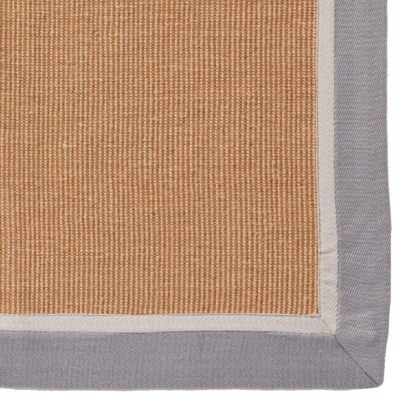 Bayside Jute Rug, 22" W x 34" L, Gray/Natural