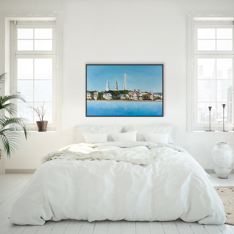 Charleston Living Painting by James Pratt, Image Brush Gel, 25.75" H x 37.75" W