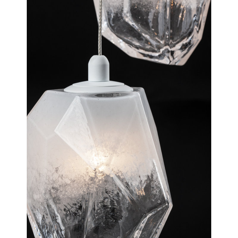 3 - Light White Cluster Pendant
