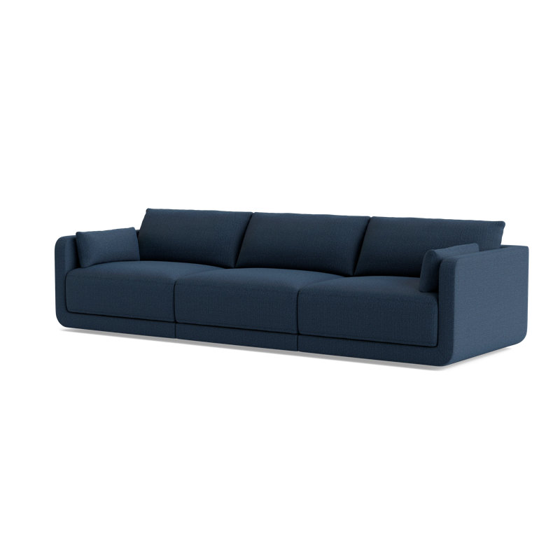 Eva Modular Sofa, Performance Weave - Navy