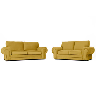 Fonda 2 Piece Velvet Standard Living Room Set