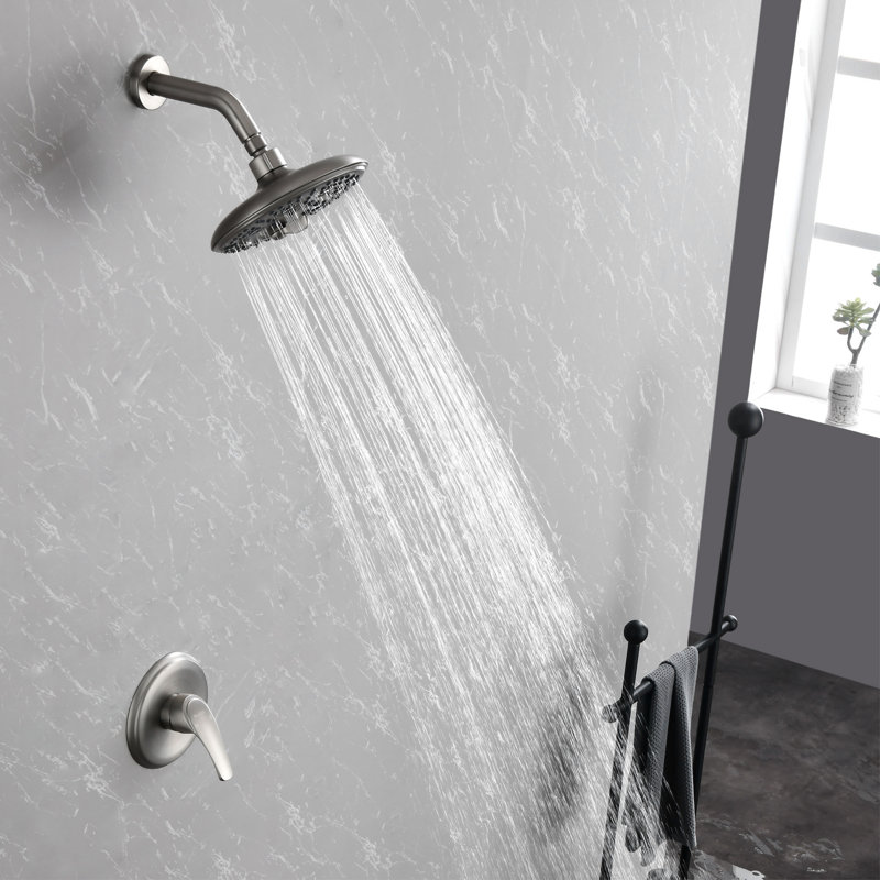 Ensemble de robinet de douche, Nickel brossé