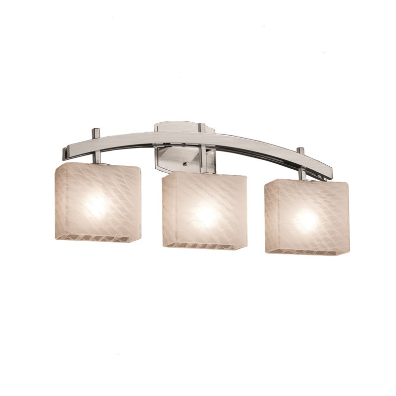 Casson 3 - Light Vanity Light, Matte Black, Weave