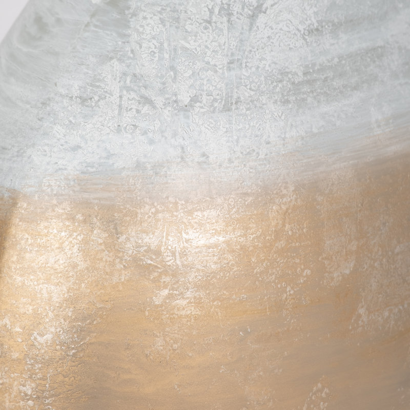 Glass Decorative Vase with Modern Glam Style and Sleek Round Shape for Versatile Display in Contemporary Interiors