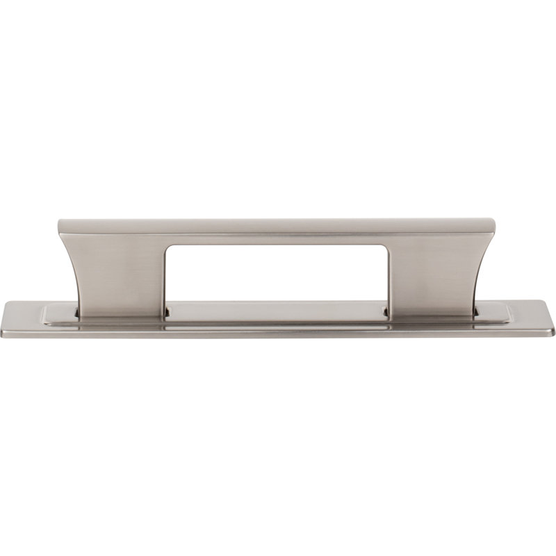 Zander 12" Center To Center Bar Pull, Brushed Nickel, 3 3/4"