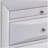 White Nightstand with 2 Drawers-1558055479