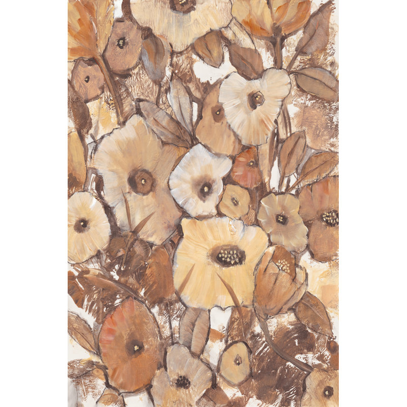 Umber Garden II by Tim OToole - Wrapped Canvas Painting, 46cm H x 30cm W x 3.8cm D