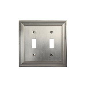 Impressions 2-Gang Toggle Light Switch Wall Plate (ours is black)