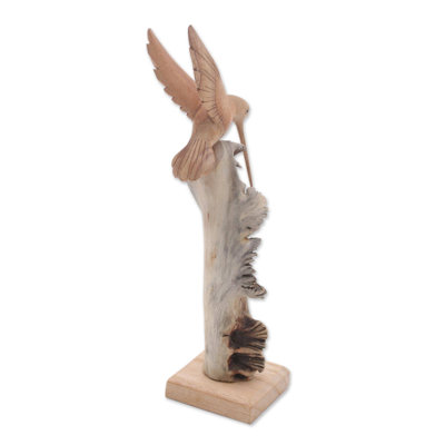 Sculpture en bois Volfango Hummingbird