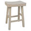 Élégant tabouret de comptoir blanc avec siège ergonomique 25 po-649765397-556265139