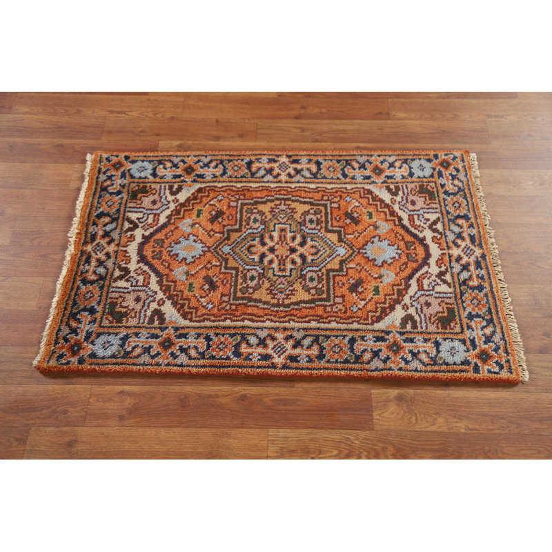 Tapis traditionnel orange orange 2x3