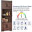 Tall Corner Storage Cabinet with Barn Door and Adjustable Shelves-171405532