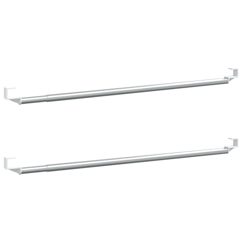 Jahzara Aluminium Curtain Rails, 1.2" H x 41.3" W x 0.4" D