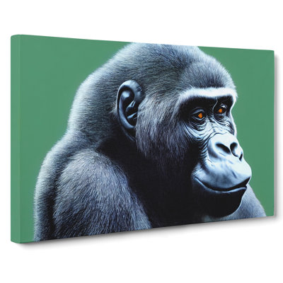 Fine Gorilla - Wrapped Canvas Print