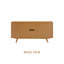  Buffet d'appoint à 4 portes avec façades géométriques sculptées Sapa Mid-Century Modern-847914455